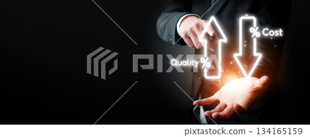 Cost reduction, cost saving concept shown by digital graphic EIDE overlays Cost reduction, cost saving concept shown by digital graphic EIDE overlays 134165159
