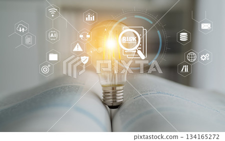 Risk management and business protection strategy concept Parse 134165272