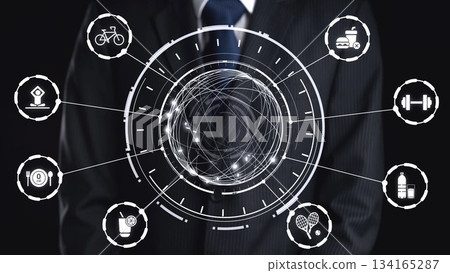 Healthy lifestyle and wellness balance Gist Healthy lifestyle and wellness balance Gist 134165287