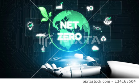 Sustainable Business with Net Zero Environmental Goals Muxer 134165504