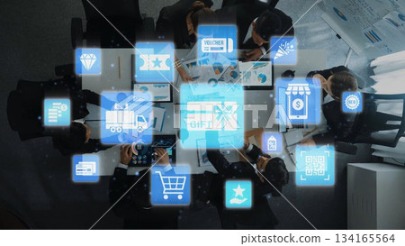 Digital gift card and online shopping system Funnel 134165564