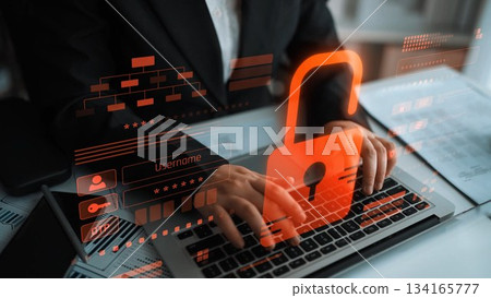 Cybersecurity Breach Highlighting Data Vulnerability Marrow Cybersecurity Breach Highlighting Data Vulnerability Marrow 134165777
