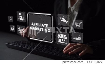 Affiliate Marketing Strategy Online Promotion for Passive Income Growth Muxer 134166027