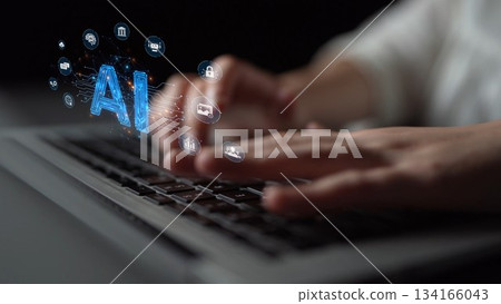 AI Brain Processing Data with Generative Artificial Intelligence Concept Muxer AI Brain Processing Data with Generative Artificial Intelligence Concept Muxer 134166043