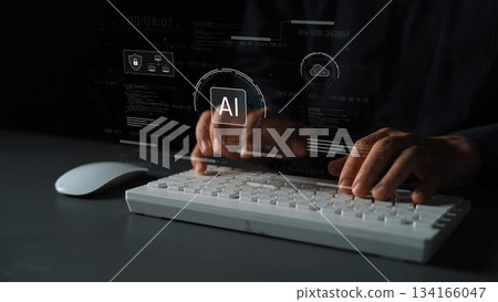 Artificial Intelligence System Interface for Future Technology Marrow 134166047