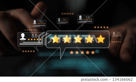 Customer review and rating system for feedback and trust building Marrow 134166062
