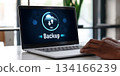 Backup Storage Data Internet Technology Business concept brisk 134166239