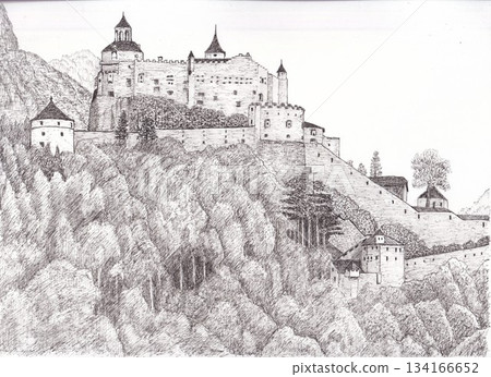 Castle on a cliff Castle on a cliff 134166652