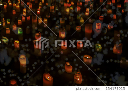 Fantastic candle background material Fantastic candle background material 134175015