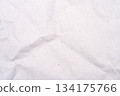 Wrinkled white paper texture 134175766