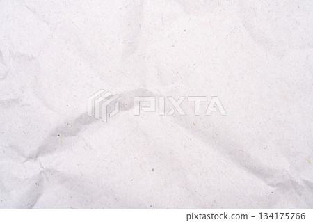 Wrinkled white paper texture 134175766