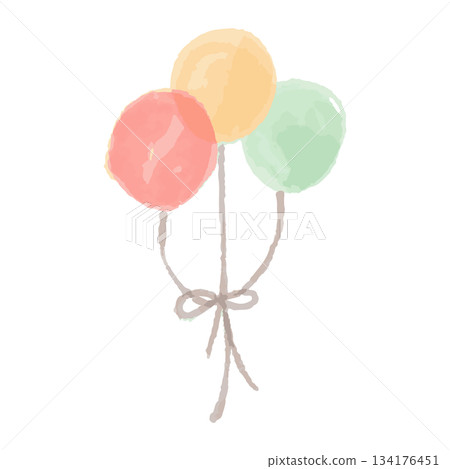 Kids' materials for kindergartens, nurseries, and pediatric clinics | Easy balloon illustrations Kids' materials for kindergartens, nurseries, and pediatric clinics | Easy balloon illustrations 134176451