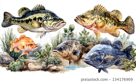 puppy yorkshire terrier on white background 134176909