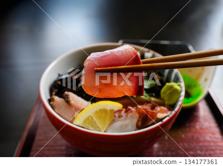Grab a seafood bowl Grab a seafood bowl 134177361