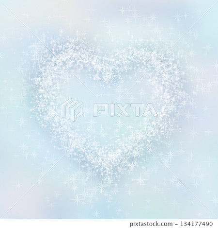 Sparkling heart background material, white Sparkling heart background material, white 134177490