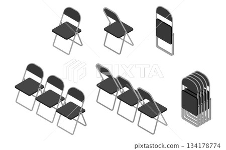 等距圖：管道椅 134178774