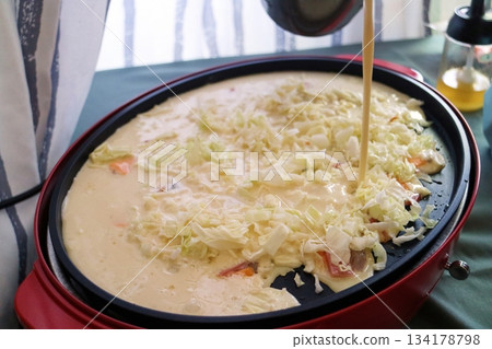 用電鍋製作章魚燒 134178798