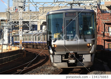 [JR West] 223 series 0 + 225 series 5100 Kansai Airport/Kishuji Rapid (Hanwa Line: Bishoen Station) 134178863