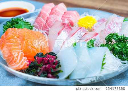 Japanese Sashimi Platter Japanese Sashimi Platter 134178868