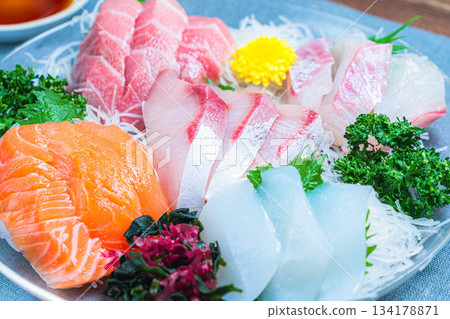 Japanese Sashimi Platter Japanese Sashimi Platter 134178871
