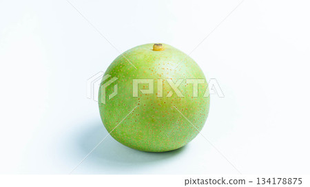 20世紀梨白色背景 134178875