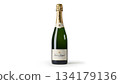 Champagne bottle isolated on white background 134179136