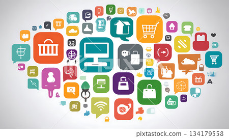 EC Icon Collection Communication Business 134179558