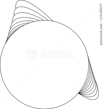 Circle frame overlapping for badges, logo tag, label, banner, icon Circle frame overlapping for badges, logo tag, label, banner, icon 134180077