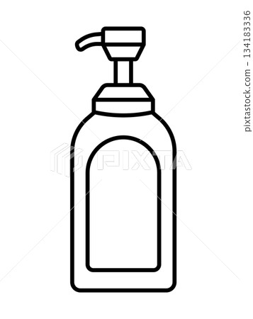 簡單的瓶子容器插圖 簡單的瓶子容器插圖 134183336