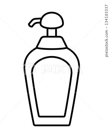 Simple bottle container illustration 134183337