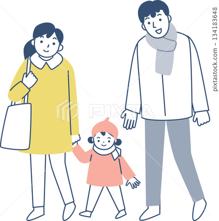 家人出去 134183648