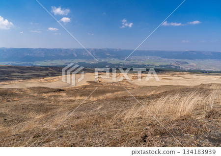 熊本縣阿蘇草原風光 熊本縣阿蘇草原風光 134183939