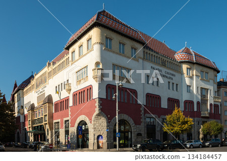 Targu Mures Cultural Palace Tower City Hall Romania Targu Mures Cultural Palace Tower City Hall Romania 134184457