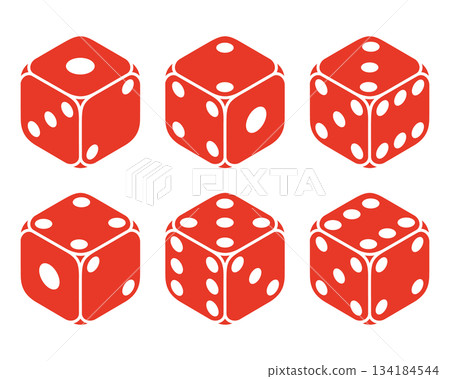 骰子圖示集 骰子圖示集 134184544