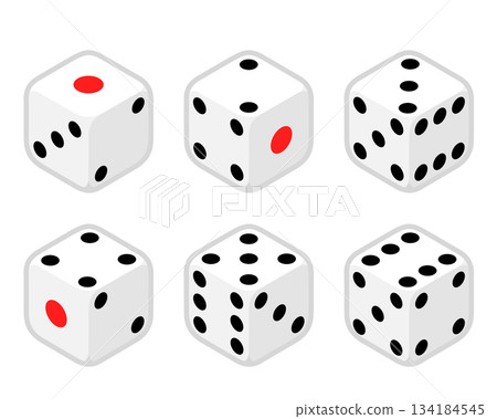 骰子圖示集 134184545