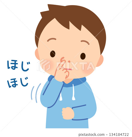 Child picking nose, nose picking habit, nose picking Child picking nose, nose picking habit, nose picking 134184722
