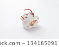 New Year's material. Zodiac sign of the horse. Year of the horse. White background 134185091