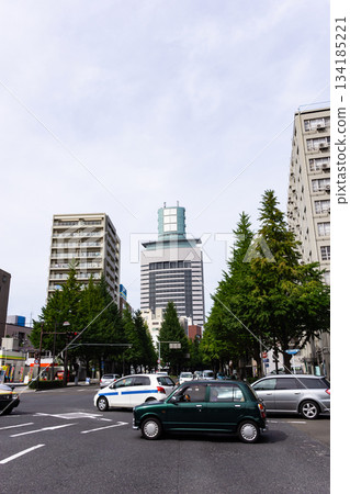 Photographed from the south side of the NTT Docomo Tohoku Building in Uesugi, Aoba Ward, Sendai City, Miyagi Prefecture 134185221