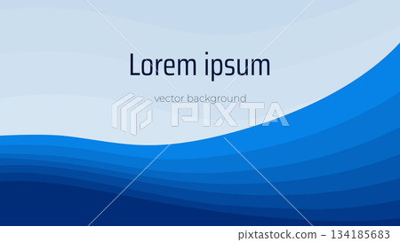 wavy background 134185683