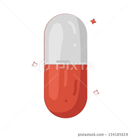 Illustration of capsule  134185819