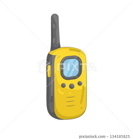 Illustration of walkie talkie Illustration of walkie talkie 134185825