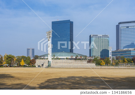 大阪城公園，太陽廣場，秋葉季 134186656