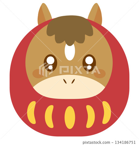 Horse Zodiac Daruma Year of the Horse Horse Zodiac Daruma Year of the Horse 134186751
