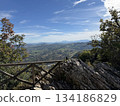 San Marino city. Scenic view from Monte Titano mountain 134186829