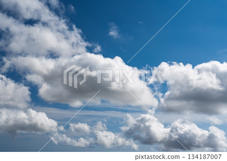 Blue Sky Majesty A Breathtaking Cloudscape for Peaceful Backgrounds and Creative Projects Blue Sky Majesty A Breathtaking Cloudscape for Peaceful Backgrounds and Creative Projects 134187007