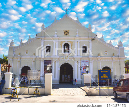 維甘歷史街區的聖保羅大教堂景色 維甘歷史街區的聖保羅大教堂景色 134187453