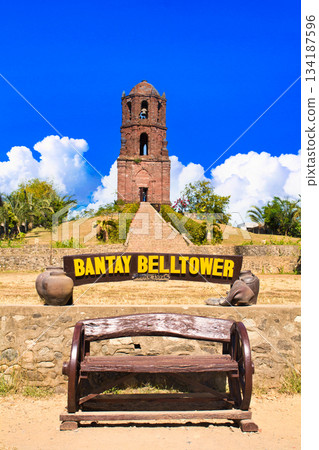 View of Bantay Bell Tower in Vigan View of Bantay Bell Tower in Vigan 134187596