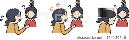 圖：一個人在向一個不懂察言觀色的人解釋──女人和女人 134189246