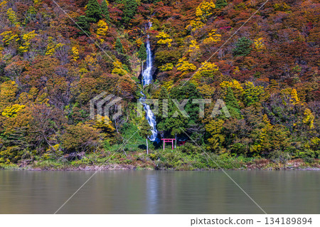 【山形縣_白絲瀑布】十月至十一月，白絲瀑布秋葉美景及遊船賞楓之旅 134189894