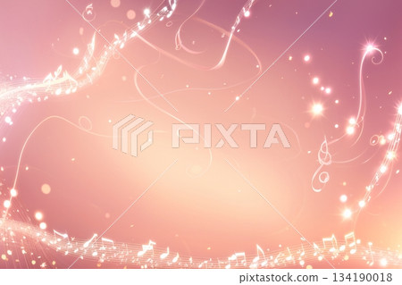 音符翩翩起舞，傳遞著歡快的節奏 134190018